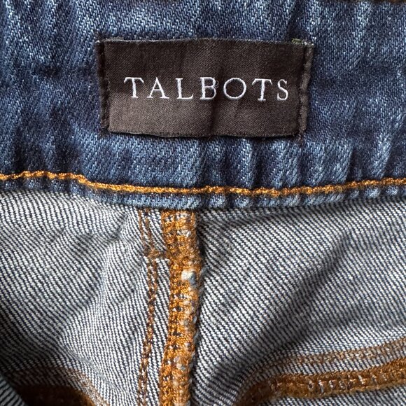 NWT Talbots Blue Denim High Waist Relaxed Stillwell Wash Jean in Women's 16 - Picture 3 of 13